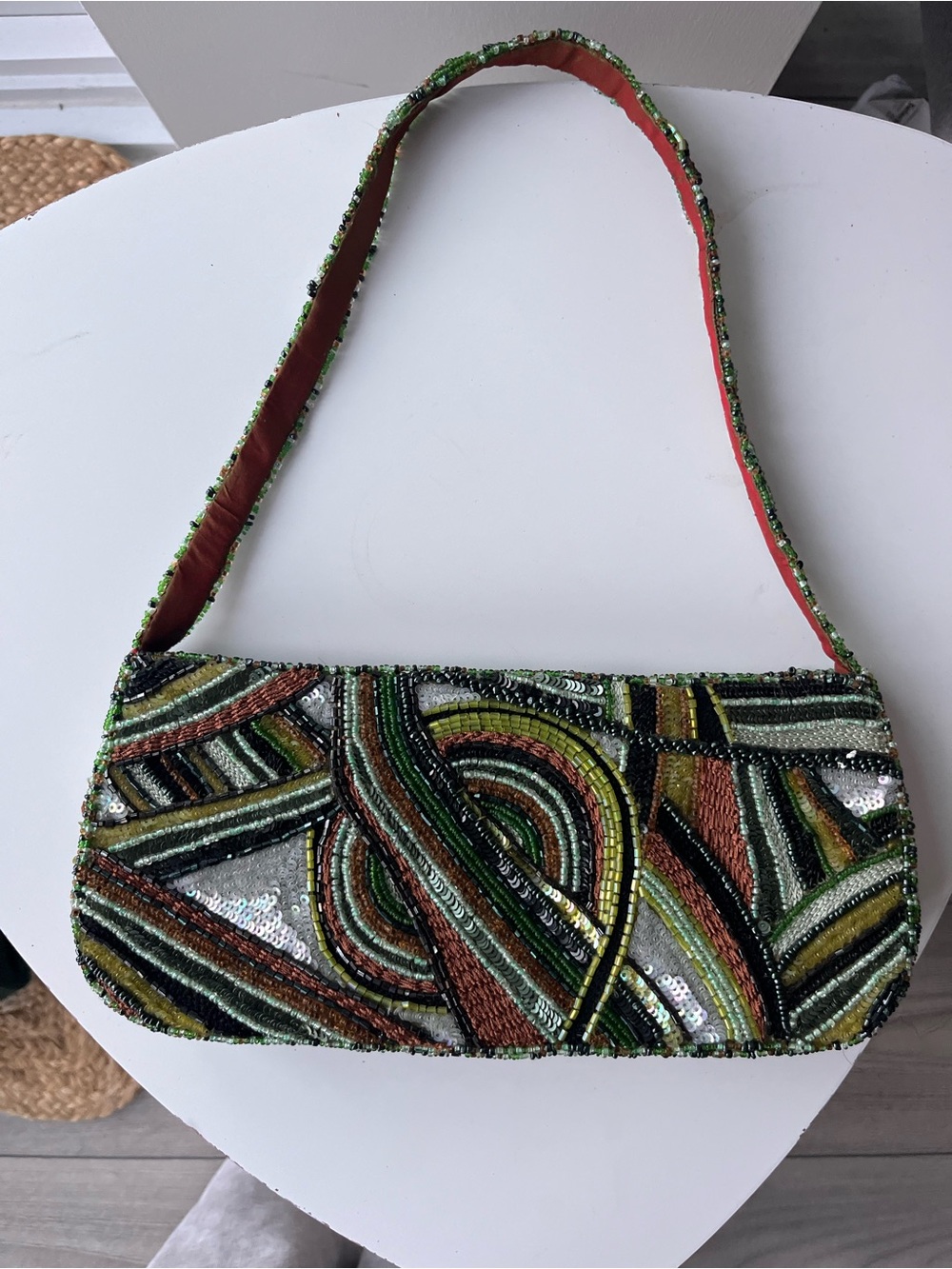 Pierre Urbach by Santi Beaded 90s Vintage Handbag